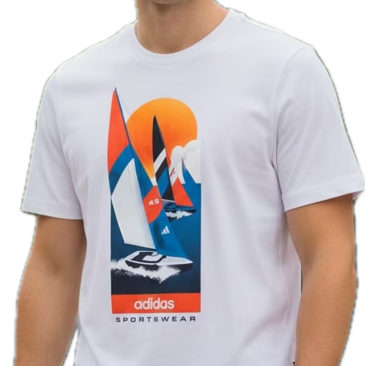 Adidas white T-shirt